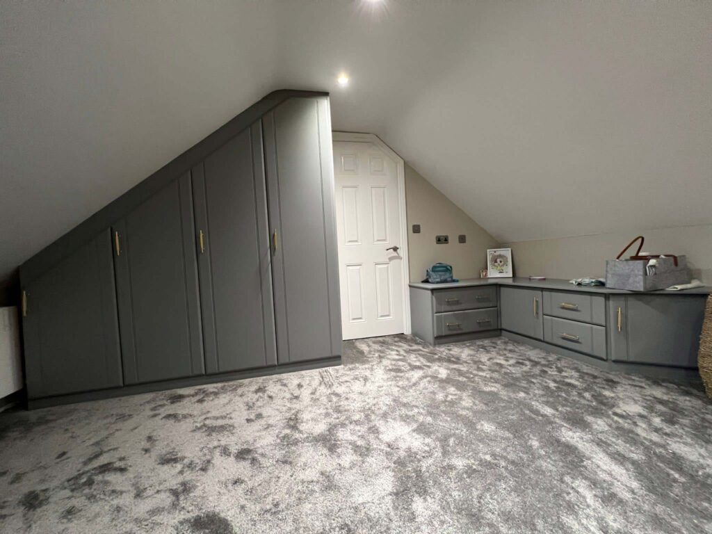 Fitted Wardrobe After Spraying